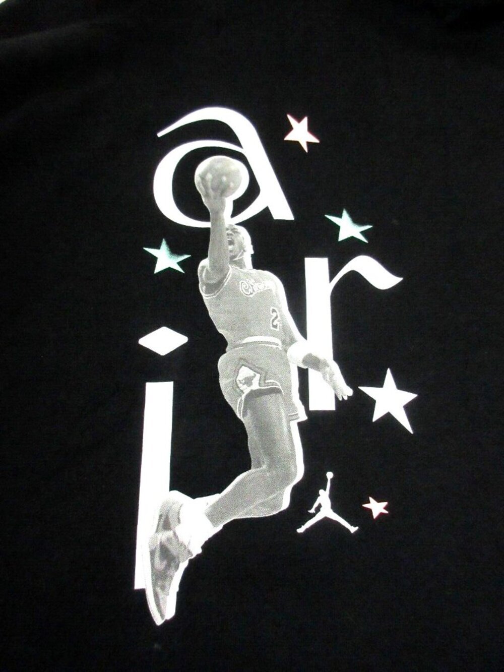 Men's Jordan Sport DNA PO Graphic Print Hoodie Sweatshirt Black White Size XL - Picture 6 of 6